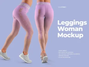 2 mockups women leggins