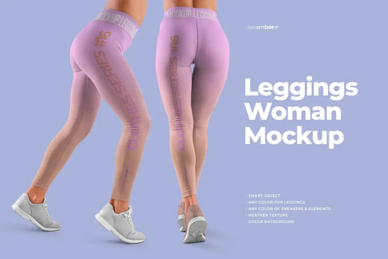 2 Mockups Women Leggins