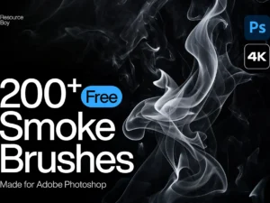 200 smoke photoshop brushes