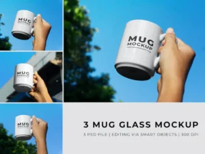 3 awesome coffee mug mockups