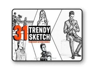 31 trendy sketch photoshop actions