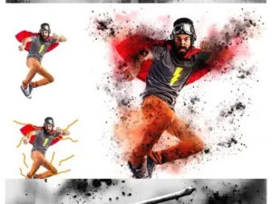 3d dispersion photoshop action