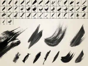 51 handcrafted watercolor brushes 2
