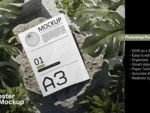 a3 poster 01 psd mockup