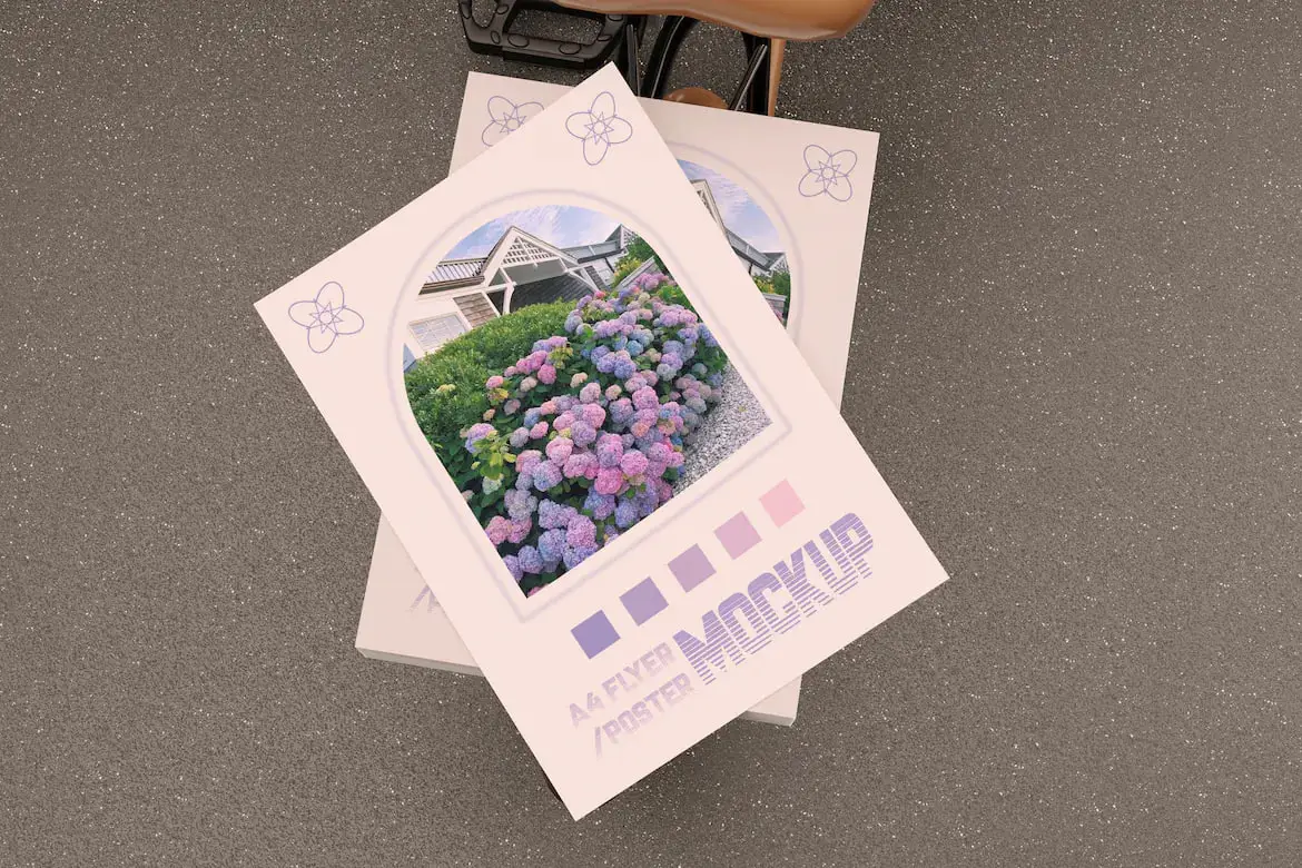 A4 Poster Flyer Mockup