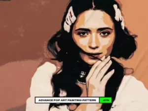 advance pop art painting photoshop action