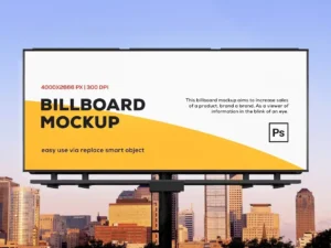 advertisement billboard mockup
