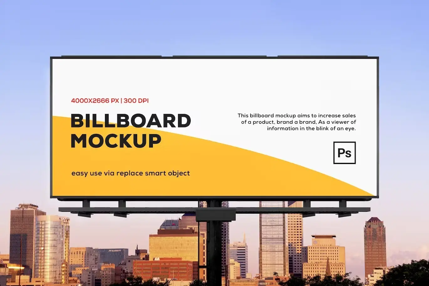 Advertisement Billboard Mockup