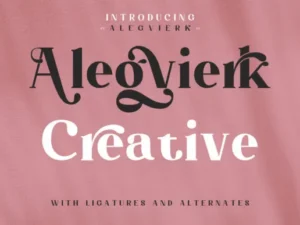 alegvierk font