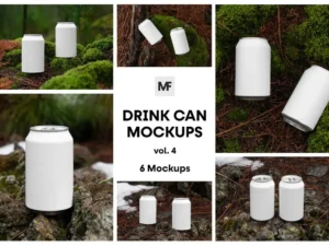 aluminum can mockups vol