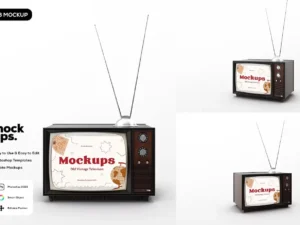 analog television mockup