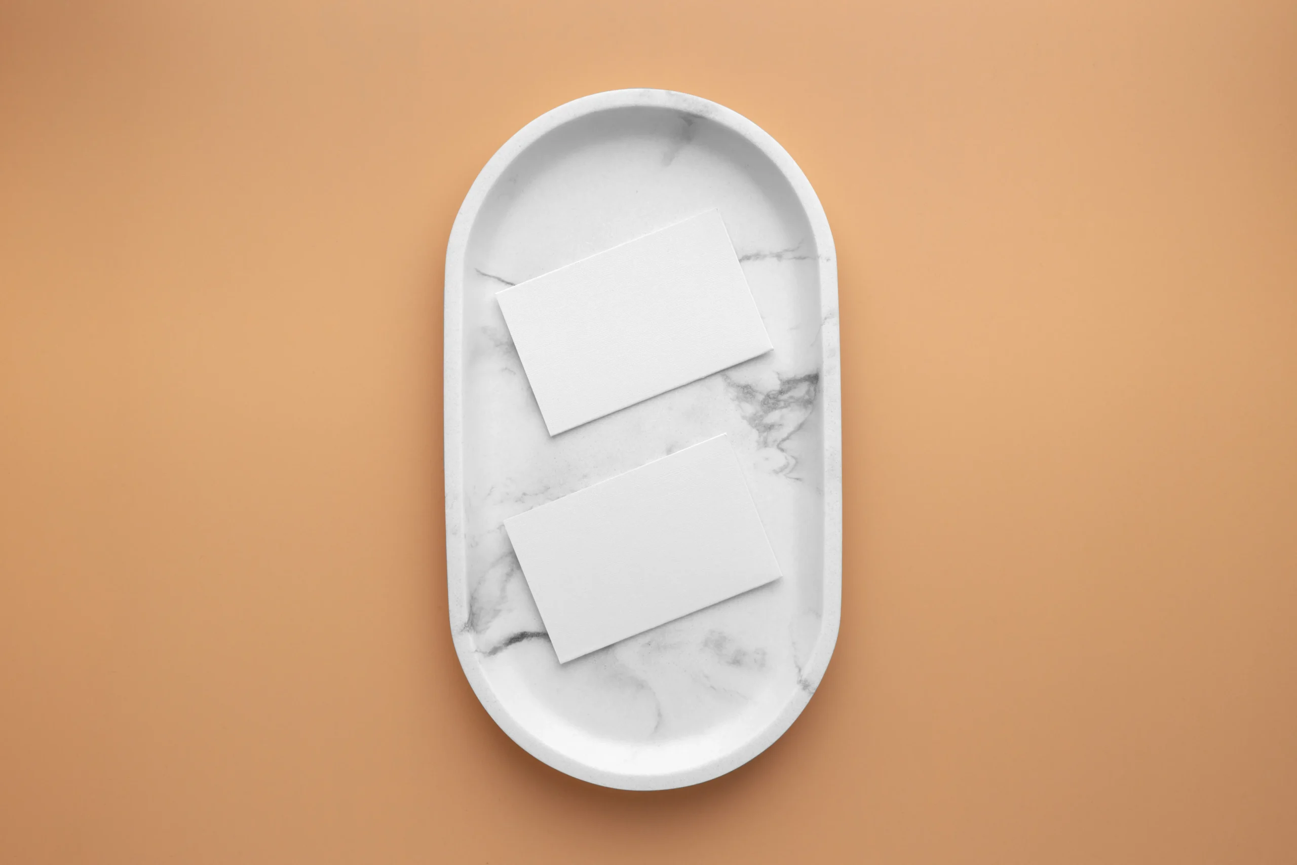 apricot color cosmetic products mockups 3