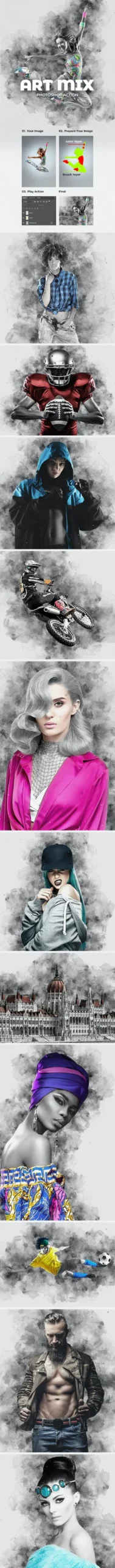 Art Mix Photoshop Action
