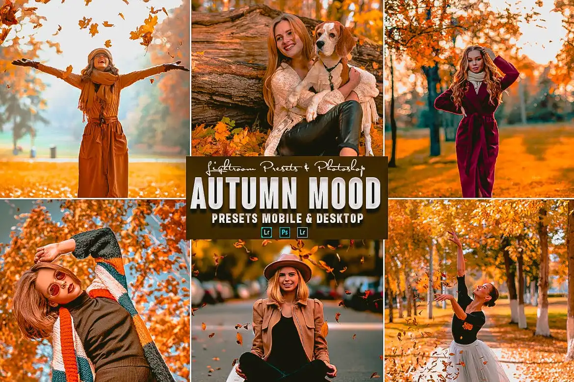Autumn Photoshop Action & Lightrom Presets 3 autumn photoshop action lightrom presets 3