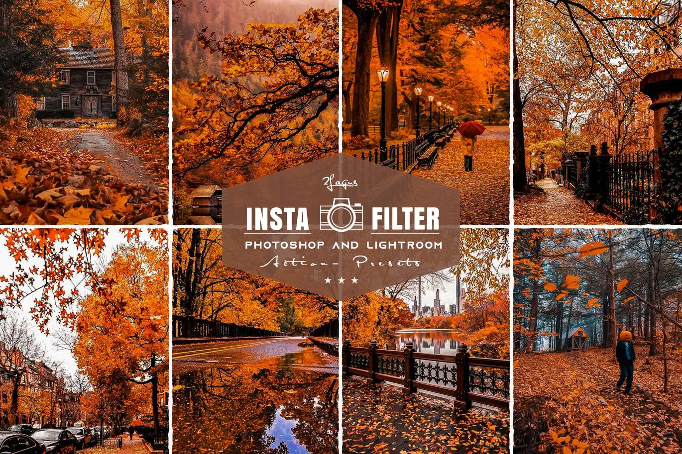 Autumn Photoshop Actions & Lightroom Presets 5 autumn photoshop actions lightroom presets 2