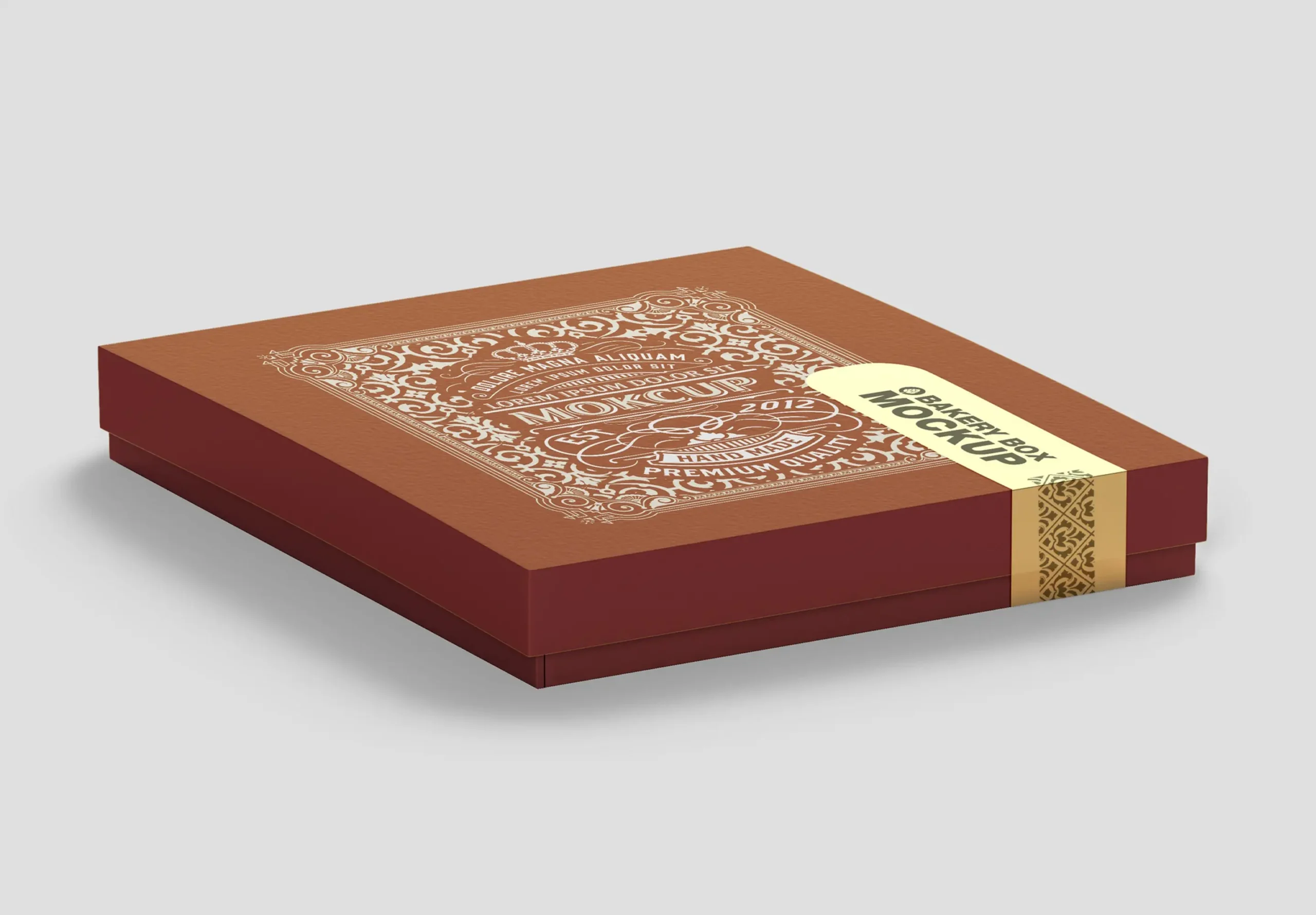 Bakery Box Mockup