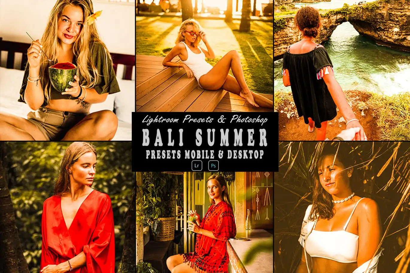 Bali Summer Photoshop Action & Lightrom Presets 5 bali summer photoshop action lightrom presets 6