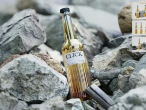 beer bottle mockup