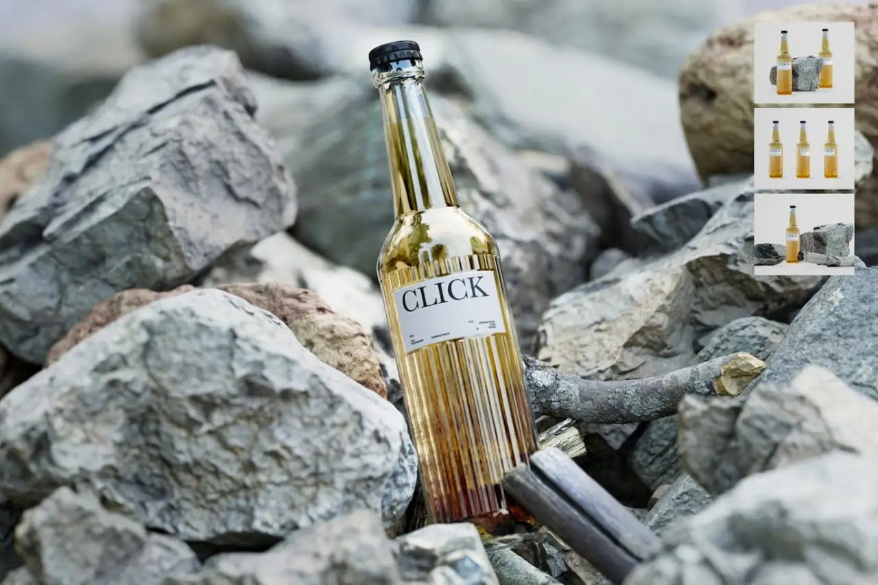 Beer Bottle Mockup