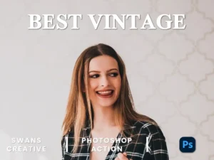 best vintage photoshop action