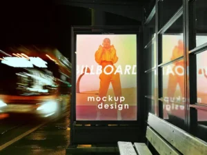 billboard poster mockup stbrn