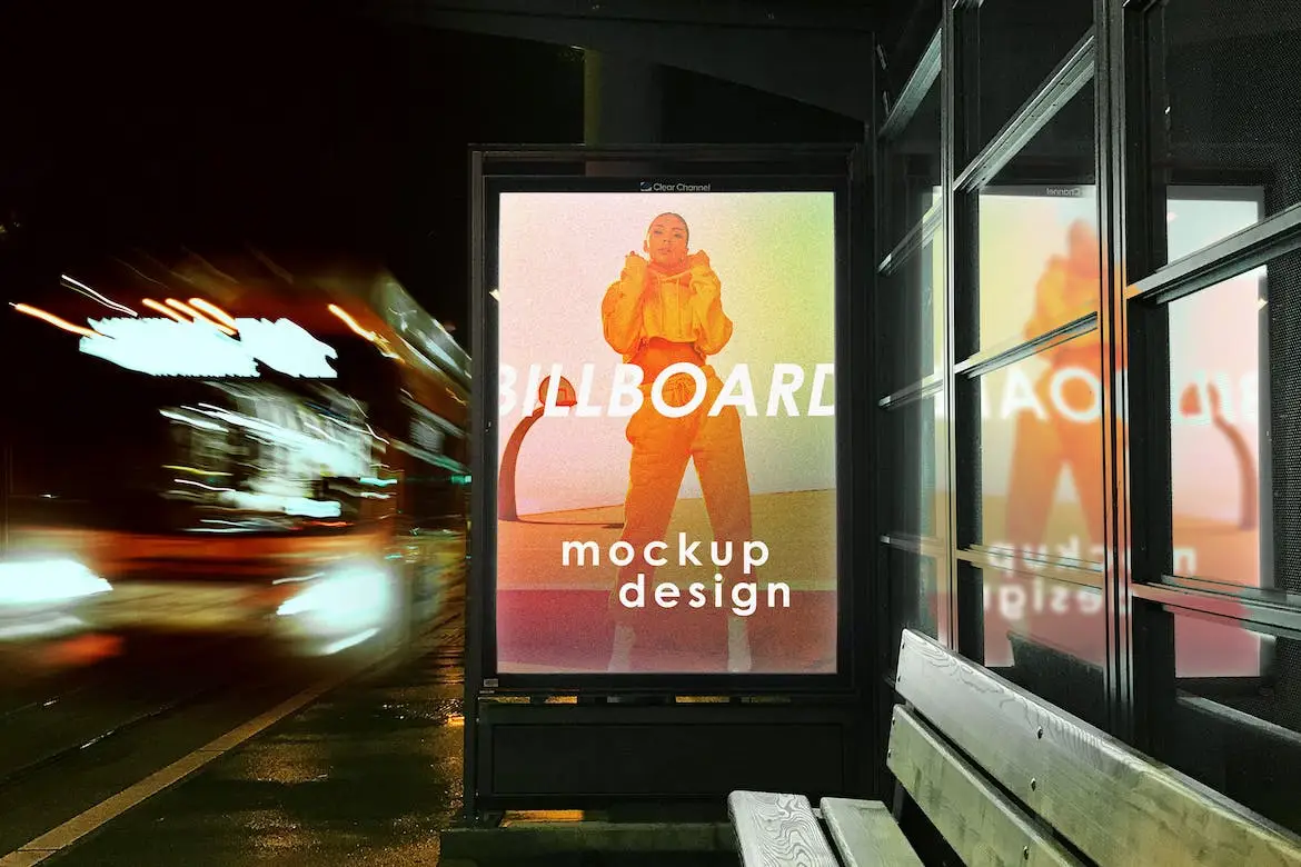 Billboard Poster Mockup-Stbrn