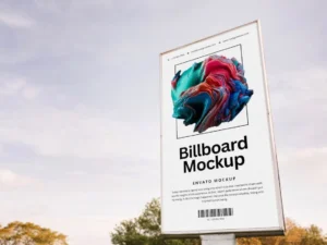 billboard vertical mockup