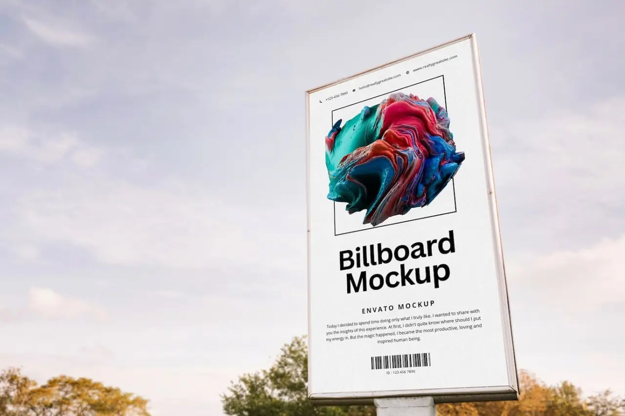 Billboard Vertical Mockup