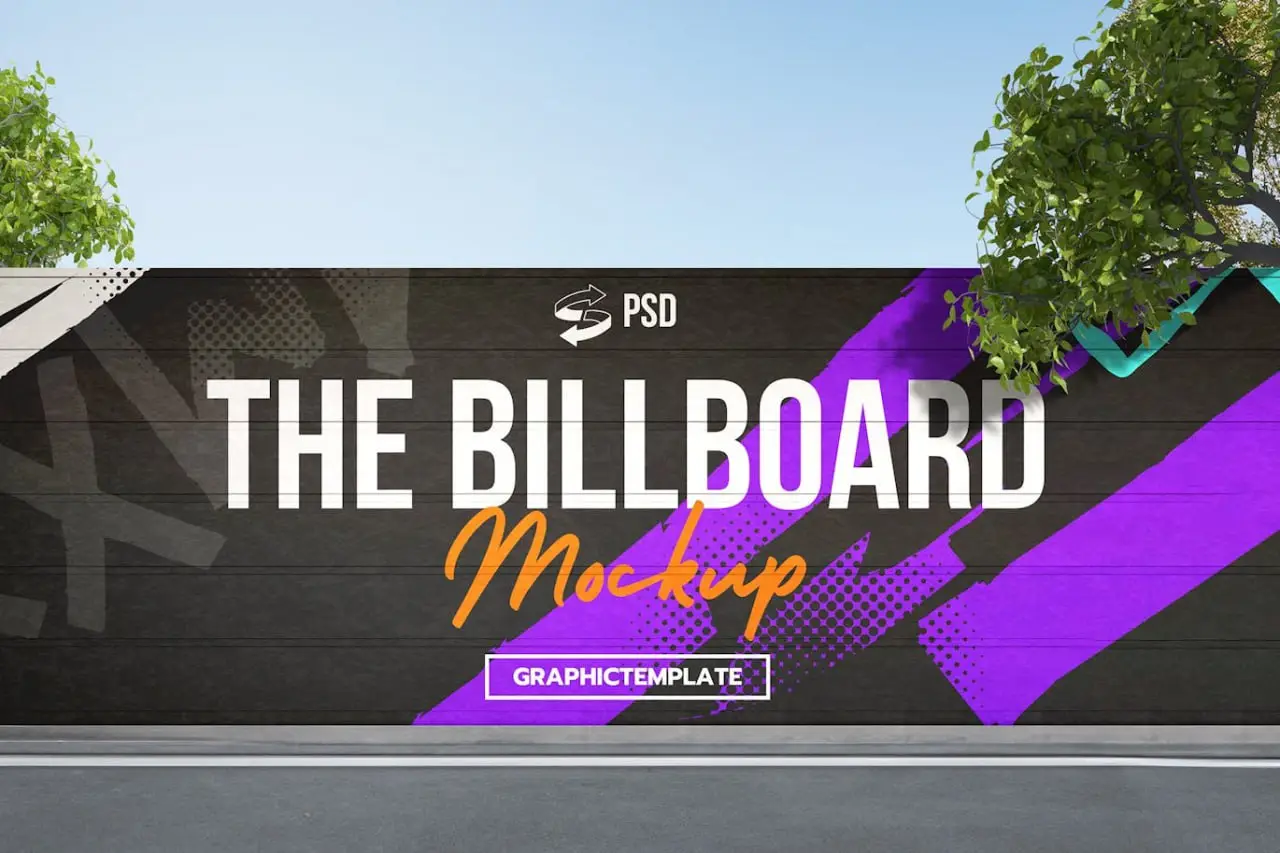 Billboard Wall Street Mockup