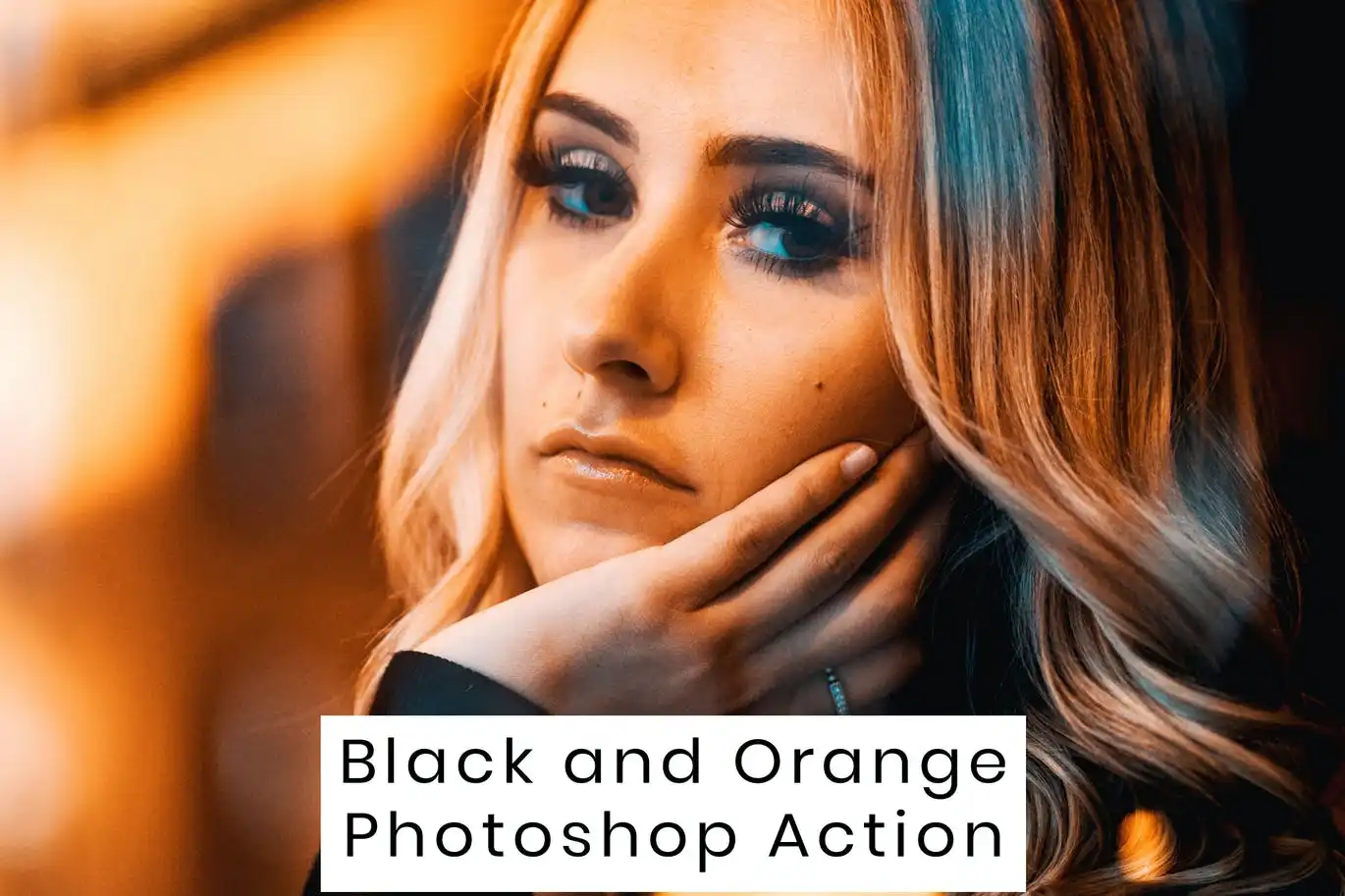 Black And Orange Photoshop Action 4 black and orange photoshop action 4