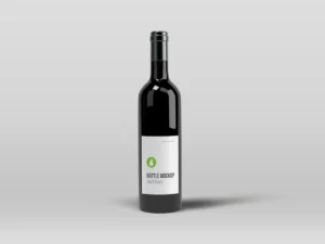 black bottle mockup