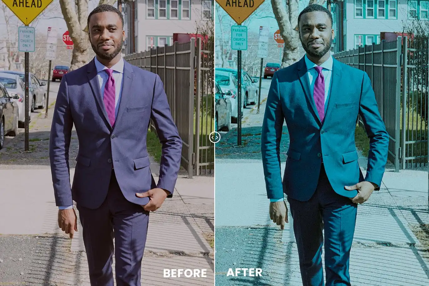 Black Portrait Action & Lightrom Presets 2 black portrait action lightrom presets 3