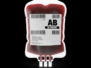 blood bag mockup