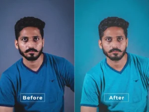blue effect photoshop action