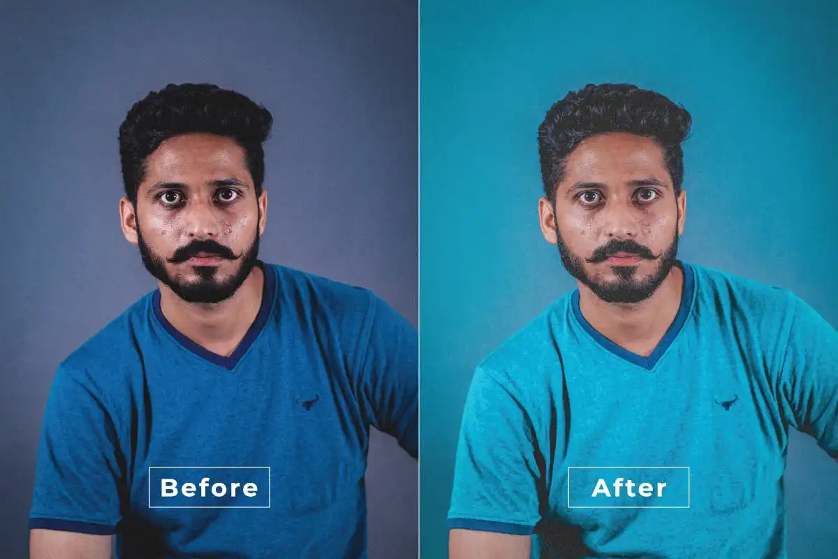 Blue Effect Photoshop Action