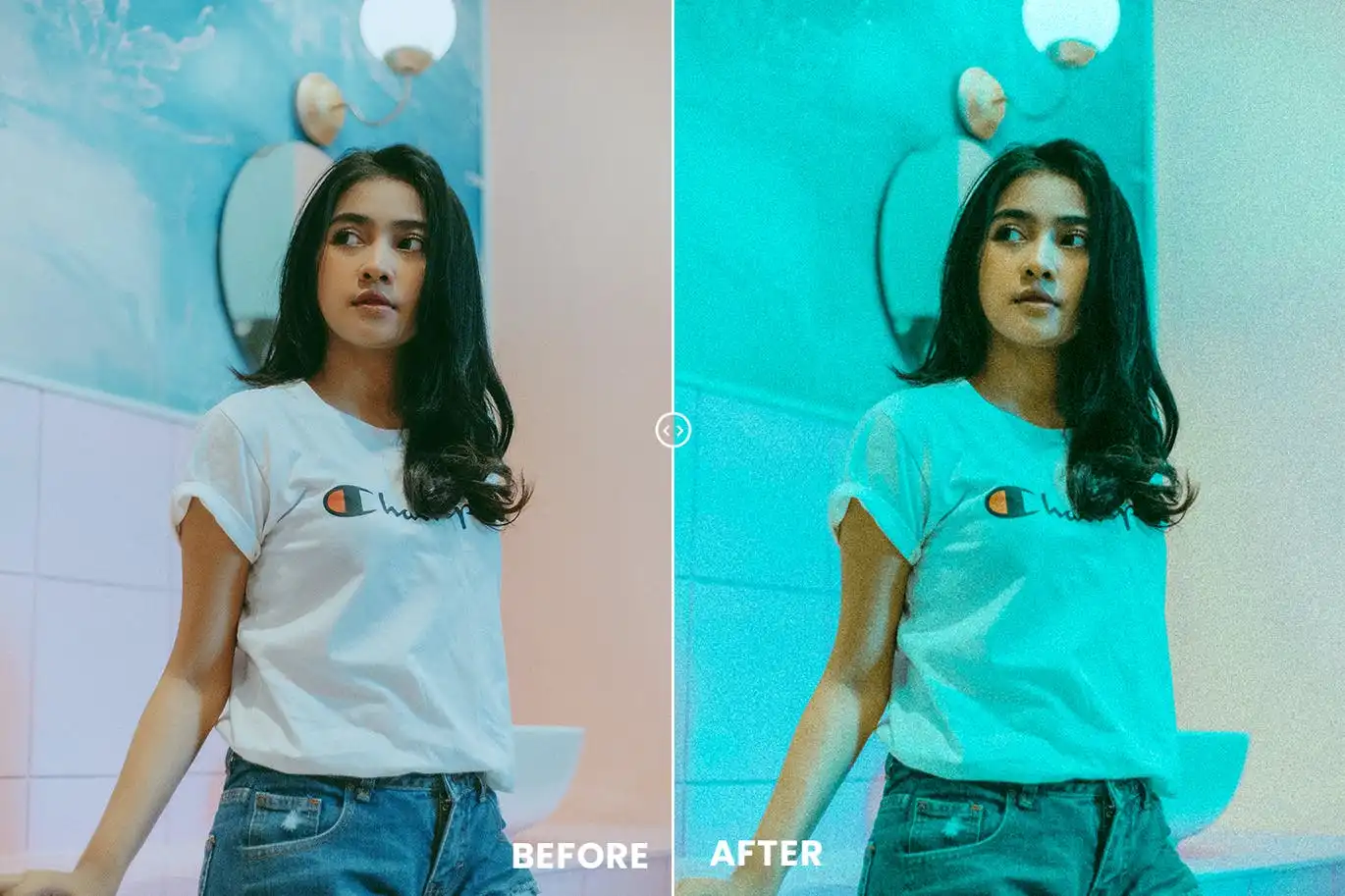 Blue Tones Action & Lightroom Presets