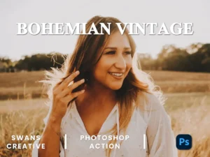 bohemian vintage photoshop action