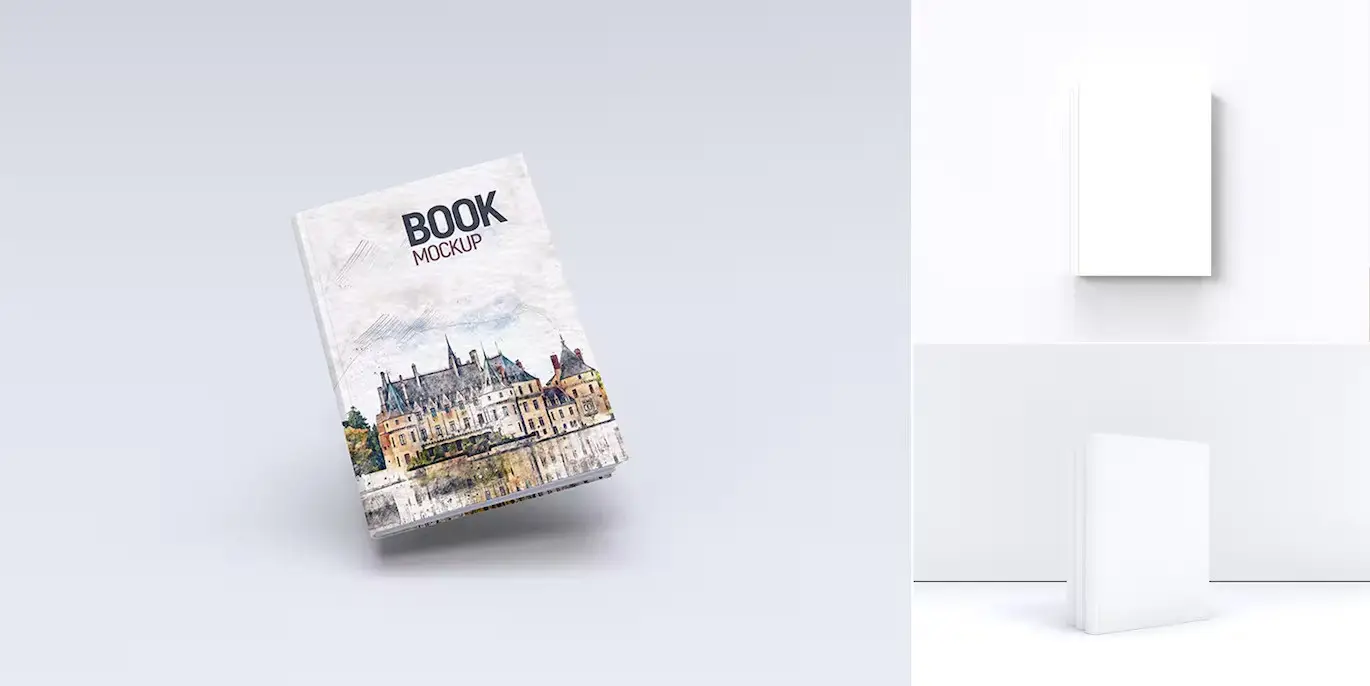 Book Cover Mockup Set