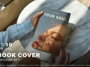 book hardcover mockups vol
