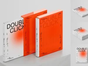 book mockup set