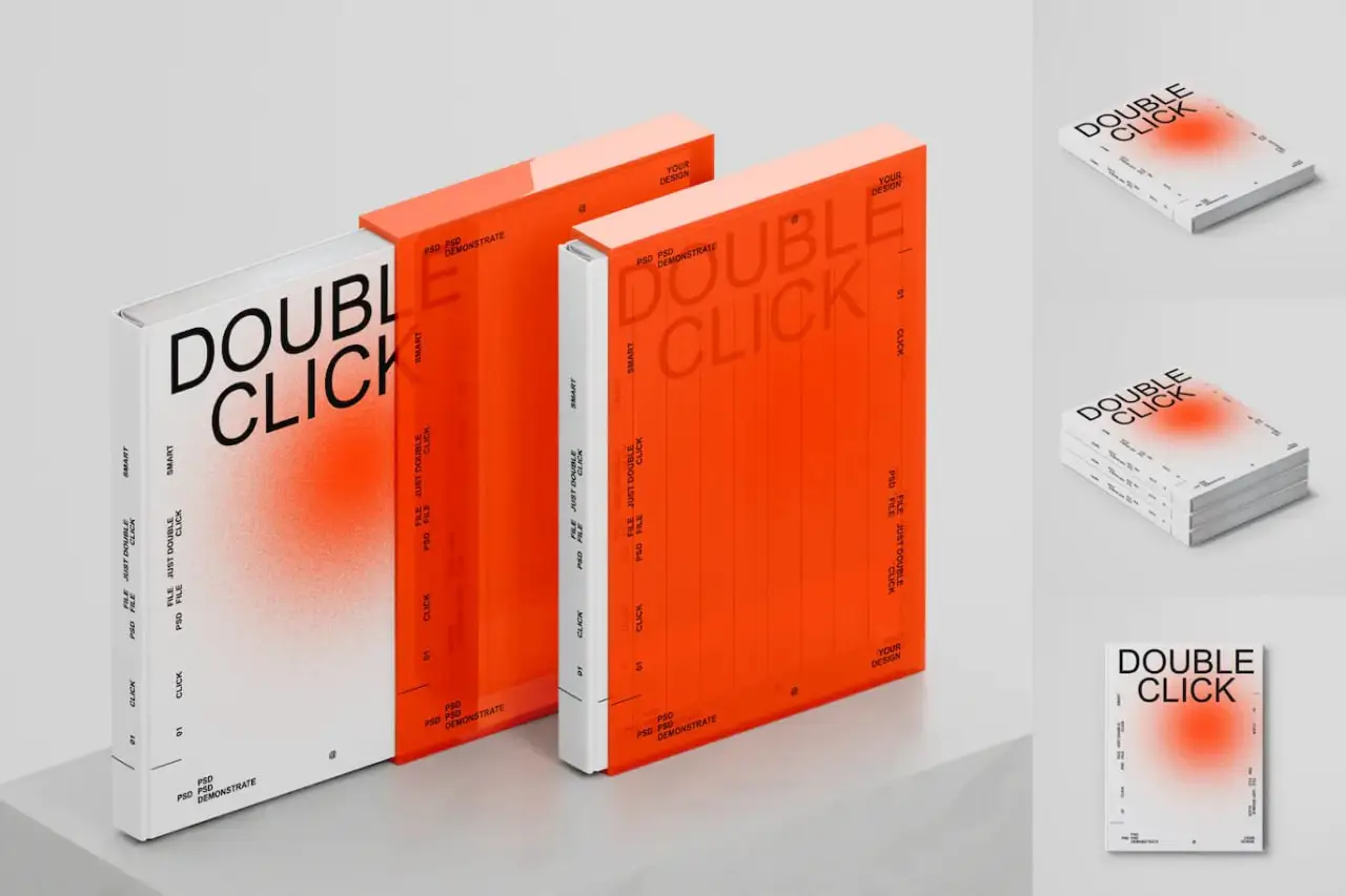 Book Mockup Set 1 book mockup set