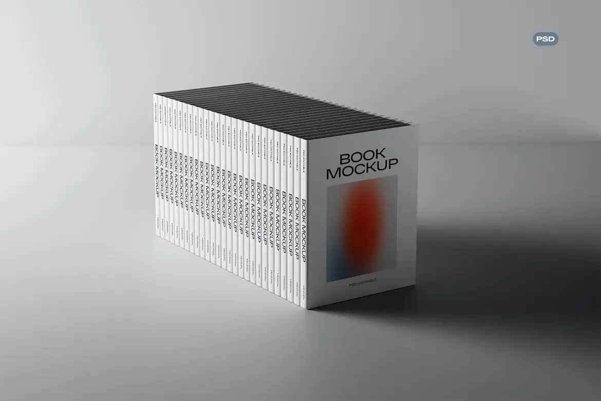 Book Mockup Stack