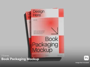 book packaging mockup