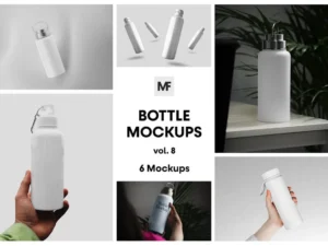 bottle mockups vol8 packaging
