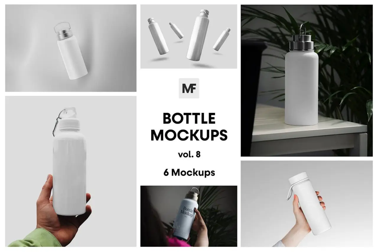 Bottle Mockups Vol.8-Packaging