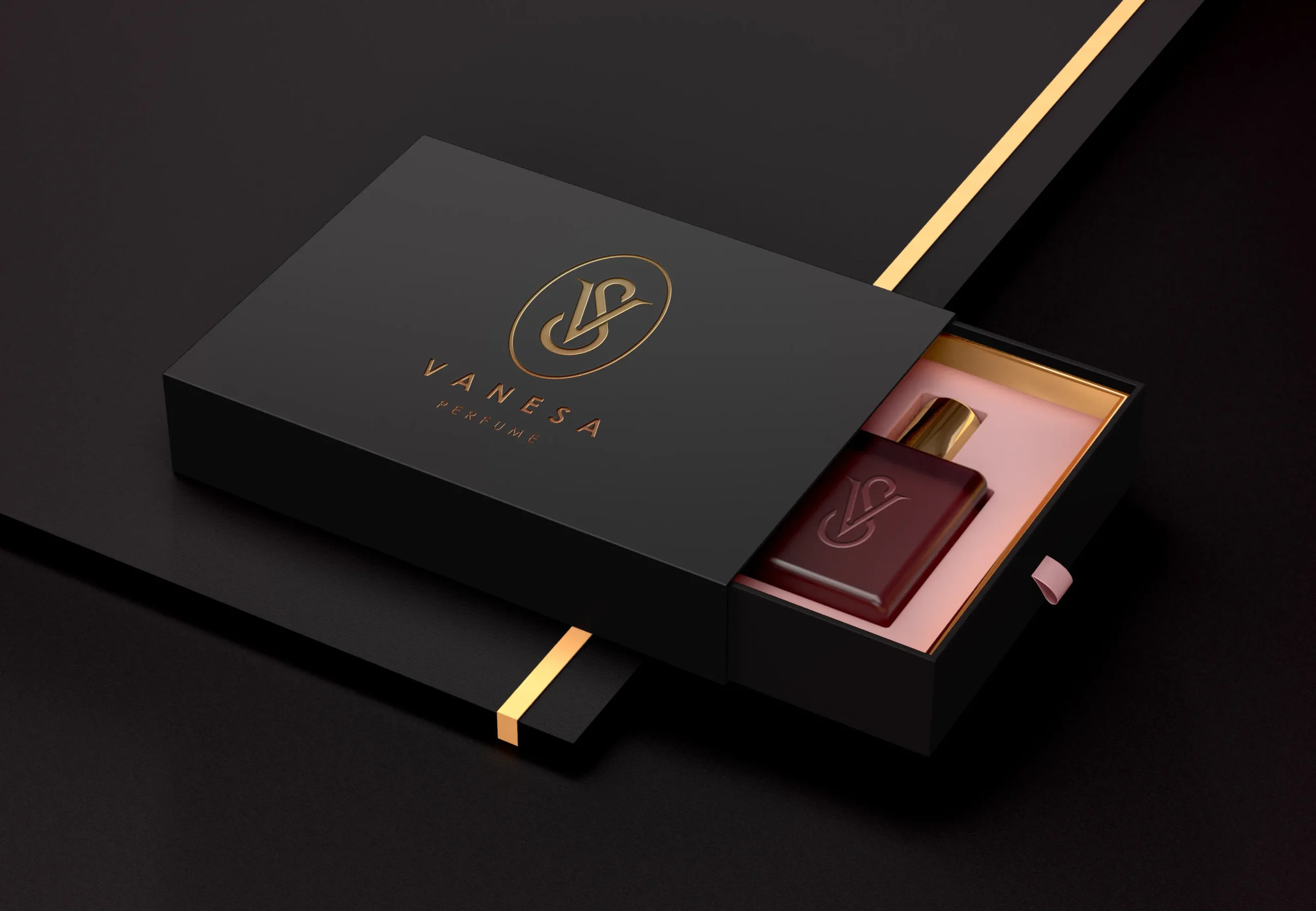 Box Perfume Mockup Premium
