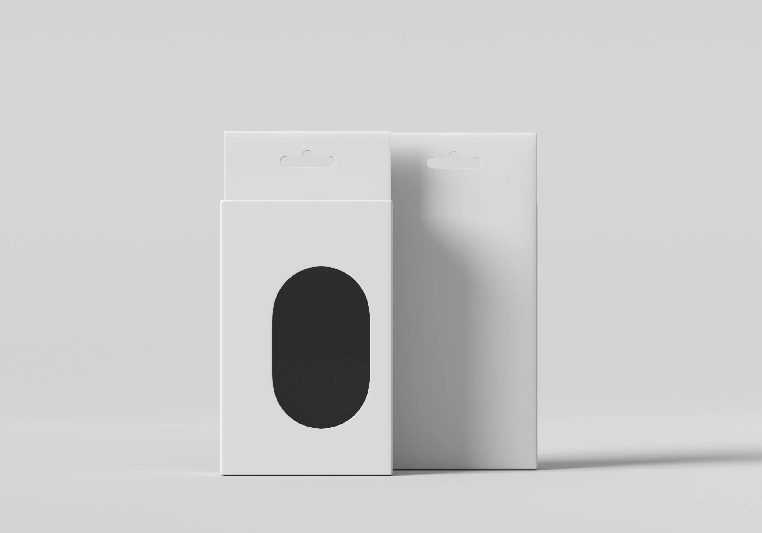 Branding Box With Window Mockup