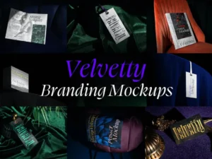 branding mockups velvetty series