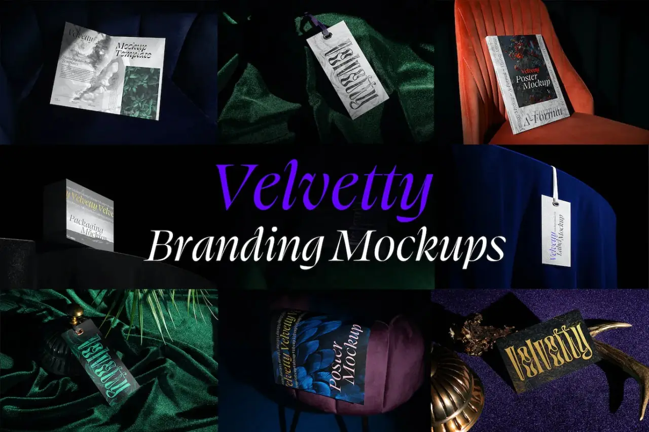Branding Mockups Velvetty Series