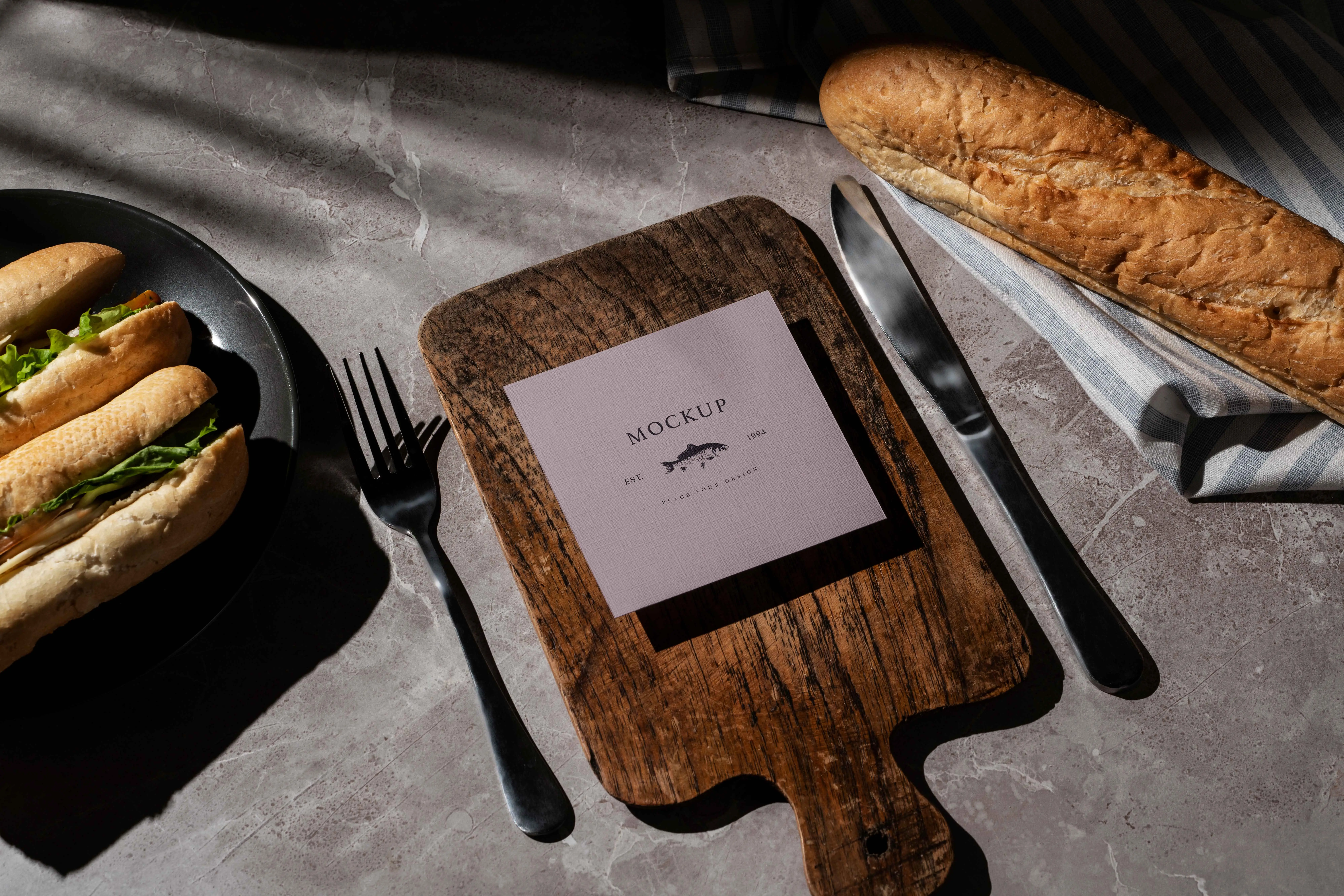 Brunch Menu Mock-Up Scene 5
